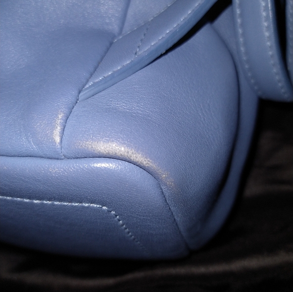 Vintage Coach Legacy Backpack in Light Blue - Picture 12 of 16